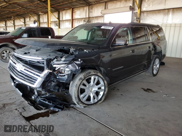 2017 Chevrolet Suburban Premier with VIN 1GNSCJKC8HR163863, listed as a Copart auction lot 78903514 with 142,212 mi miles and Salvage title. Bid and sale history available at DreamBid. Image 1.