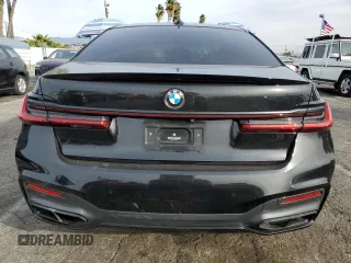2021 BMW 7 Series 740i with VIN WBA7T2C01MCF51202, listed as a Copart auction lot 84522934 with Not provided miles and Salvage title. Bid and sale history available at DreamBid. Image 6.
