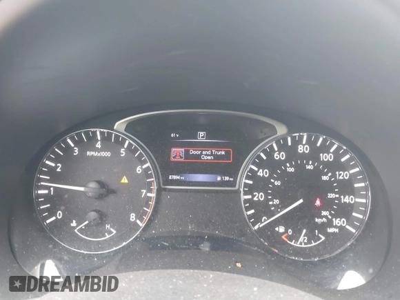 2017 Nissan Altima SV with VIN 1N4AL3AP5HC477001, listed as a IAAI auction lot 41737137 with 87,894 mi miles and . Bid and sale history available at carsss.com. Image 7.