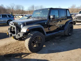 2018 Jeep Wrangler JK Unlimited Sahara with VIN 1C4BJWEG5JL851015, listed as a Copart auction lot 81107834 with 43,461 mi miles and Clean Title. Bid and sale history available at carsss.com. Image 1.