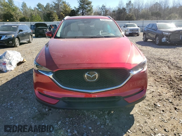 2017 Mazda CX-5 Grand Touring with VIN JM3KFADL0H0193271, listed as a Copart auction lot 47621795 with 32,398 mi miles and Salvage Title. Bid and sale history available at carsss.com. Image 5.