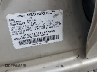 2001 Nissan Maxima SE 20th Anniversary. z VIN JN1CA31A91T107280, wystawiony jako Copart lot #72448404 z przebiegiem 231 500 mil mil oraz Czysty tytuł • Clean title. Historia ofert i sprzedaży dostępna na DreamBid. Obrazek 12.