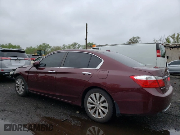 2013 Honda Accord EX-L with VIN 1HGCR2F82DA071858, listed as a Copart auction lot 55749865 with 89,042 mi miles and Salvage Title. Bid and sale history available at DreamBid. Image 2.
