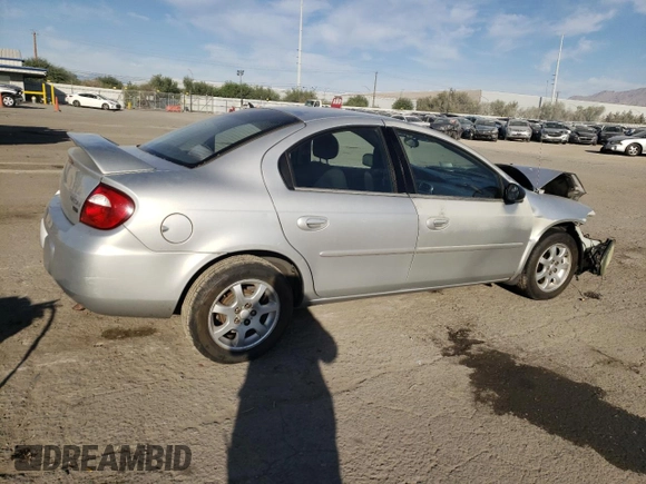 2005 Dodge Neon SXT with VIN 1B3ES56C15D199849, listed as a Copart auction lot 75752974 with 132,383 mi miles and Salvage Title. Bid and sale history available at carsss.com. Image 3.