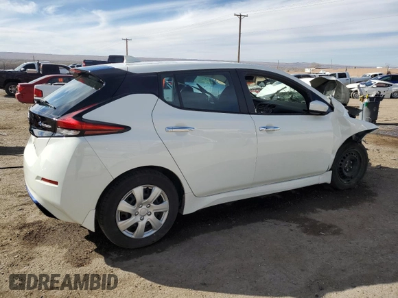 2018 Nissan LEAF S with VIN 1N4AZ1CP3JC307158, listed as a Copart auction lot 47318235 with Not Provided miles and Non Repairable. Bid and sale history available at DreamBid. Image 3.
