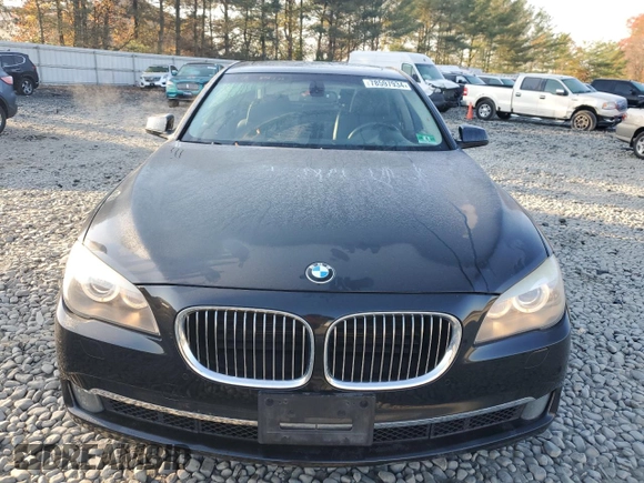 2011 BMW 7 Series 740i with VIN WBAKA4C50BC613111, listed as a Copart auction lot 78597934 with 103,778 mi miles and Salvage Title. Bid and sale history available at carsss.com. Image 5.