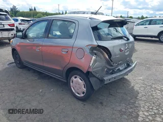 2022 Mitsubishi Mirage ES z VIN ML32AUHJ9NH003355, wystawiony jako IAAI lot #42085618 z przebiegiem 44 385 mil mil oraz . Historia ofert i sprzedaży dostępna na DreamBid. Obrazek 3.