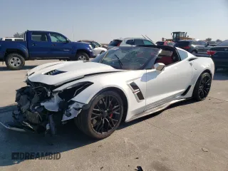 2019 Chevrolet Corvette Grand Sport 1LT z VIN 1G1YW2D74K5113002, wystawiony jako Copart lot #75448024 z przebiegiem Nie podano mil oraz Szkoda całkowita • Salvage title. Historia ofert i sprzedaży dostępna na DreamBid. Obrazek 1.