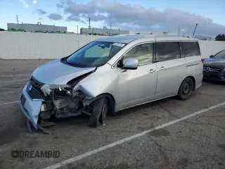2012 Nissan Quest SL with VIN JN8AE2KP0C9047920, listed as a Copart auction lot 41706135 with 127,423 mi miles and Salvage Title. Bid and sale history available at carsss.com. Image 1.