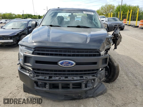 2019 Ford F-150 XL with VIN 1FTEX1CPXKFB34725, listed as a Copart auction lot 55828445 with 79,828 mi miles and Salvage title. Bid and sale history available at DreamBid. Image 5.