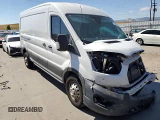 2020 Ford Transit Cargo with VIN 1FTBR2C80LKB64188, listed as a Copart auction lot 71403784 with Not Provided miles and Salvage Title. Bid and sale history available at carsss.com. Image 4.