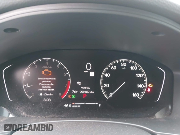 2025 Honda Civic Sport with VIN 2HGFE2F50SH507426, listed as a IAAI auction lot 42087091 with 9,660 mi miles and . Bid and sale history available at DreamBid. Image 7.