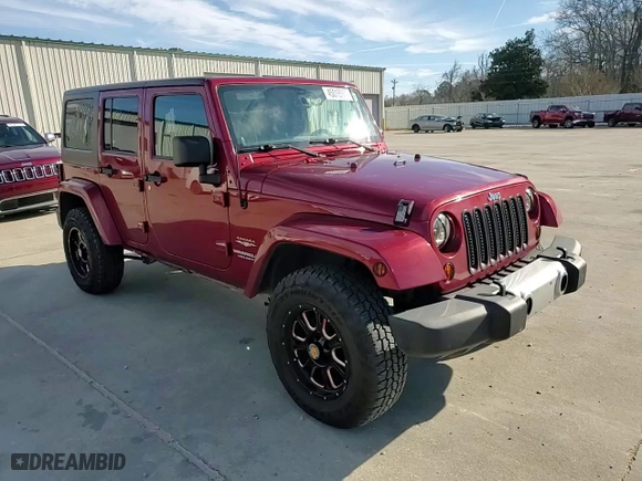 2013 Jeep Wrangler Unlimited Sahara with VIN 1C4BJWEG2DL608296, listed as a Copart auction lot 45015035 with 57,158 mi miles and Clean Title. Bid and sale history available at carsss.com. Image 11.