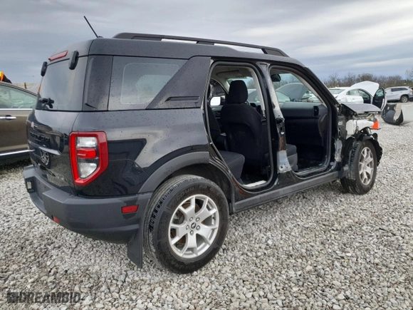 2021 Ford Bronco Sport with VIN 3FMCR9A66MRA16246, listed as a Copart auction lot 50959395 with 67,668 mi miles and Salvage Title. Bid and sale history available at carsss.com. Image 3.