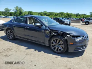 2016 Audi A7 3.0 Premium Plus with VIN WAUWGAFC4GN019254, listed as a Copart auction lot 61287554 with 95,036 mi miles and Salvage Title. Bid and sale history available at carsss.com. Image 4.