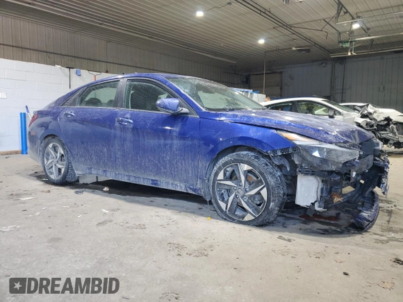 2023 Hyundai Elantra SEL with VIN 5NPLS4AG5PH086316, listed as a Copart auction lot 41998975 with 61,637 mi miles and Salvage Title. Bid and sale history available at DreamBid. Image 4.