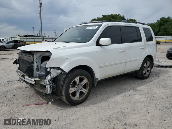 2013 Honda Pilot EX-L with VIN 5FNYF3H67DB022435, listed as a Copart auction lot 56531915 with 82,573 mi miles and Salvage title. Bid and sale history available at DreamBid. Image 1.