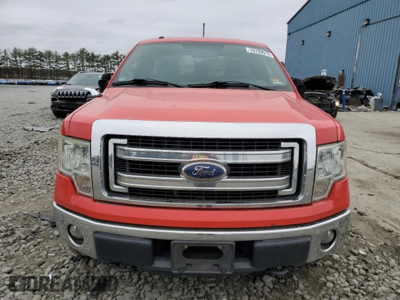 2014 Ford F-150 XL with VIN 1FTNF1EF7EKE29025, listed as a Copart auction lot 76759913 with 163,821 mi miles and Salvage Title. Bid and sale history available at carsss.com. Image 5.