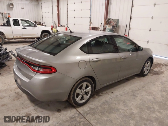 2015 Dodge Dart SXT with VIN 1C3CDFBBXFD378044, listed as a IAAI auction lot 41943120 with 121,282 mi miles. Bid and sale history available at carsss.com. Image 4.