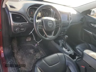 2019 Jeep Cherokee Latitude Plus with VIN 1C4PJLLB0KD485391, listed as a Copart auction lot 45704825 with 102,836 mi miles and Salvage Title. Bid and sale history available at DreamBid. Image 8.