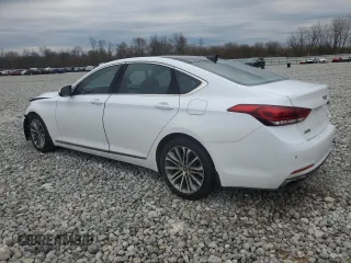 2015 Hyundai Genesis 3.8L with VIN KMHGN4JEXFU022957, listed as a Copart auction lot 49564814 with 117,387 mi miles. Bid and sale history available at carsss.com. Image 2.