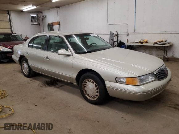 1997 Lincoln Continental with VIN 1LNLM97V3VY701840, listed as a Copart auction lot 84495824 with 166,022 mi miles and Clean Title. Bid and sale history available at carsss.com. Image 4.