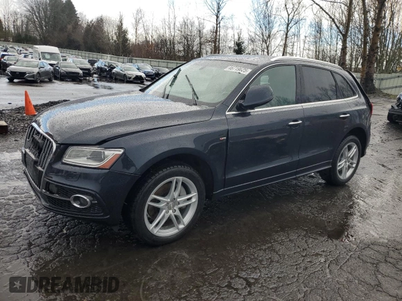 2017 Audi Q5 Premium Plus with VIN WA1D7AFP5HA001992, listed as a Copart auction lot 46719625 with 70,737 mi miles and Salvage title. Bid and sale history available at DreamBid. Image 1.