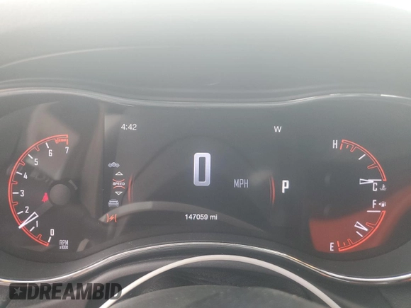 2017 Dodge Durango GT with VIN 1C4RDJDG0HC870446, listed as a Copart auction lot 51835135 with 147,059 mi miles and Salvage title. Bid and sale history available at DreamBid. Image 9.