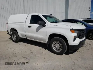 2023 Chevrolet Silverado 1500 Work Truck with VIN 3GCNAAEK9PG362868, listed as a Copart auction lot 50697215 with 110,597 mi miles and Clean Title. Bid and sale history available at carsss.com. Image 4.