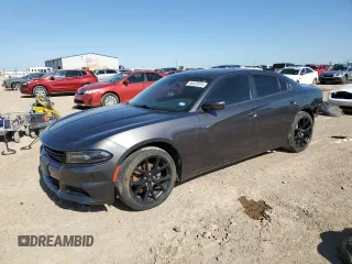 2019 Dodge Charger SXT with VIN 2C3CDXBG7KH695732, listed as a Copart auction lot 56425515 with 98,866 mi miles and Salvage title. Bid and sale history available at DreamBid. Image 1.