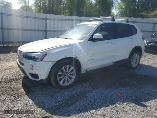 2016 BMW X3 xDrive28i with VIN 5UXWX9C59G0D92201, listed as a Copart auction lot 50783535 with 57,239 mi miles and Salvage Title. Bid and sale history available at carsss.com. Image 1.