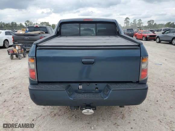 2007 Honda Ridgeline RTL w/Leather with VIN 2HJYK16587H524813, listed as a Copart auction lot 70907304 with 245,278 mi miles and Salvage Title. Bid and sale history available at carsss.com. Image 6.