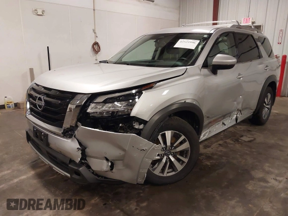 2022 Nissan Pathfinder SL with VIN 5N1DR3CC0NC271821, listed as a IAAI auction lot 42525996 with 62,555 mi miles and . Bid and sale history available at DreamBid. Image 6.