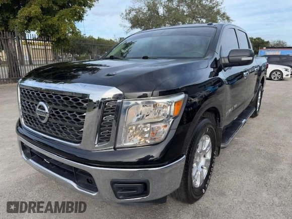 2018 Nissan Titan SV with VIN 1N6AA1EK7JN542912, listed as a Copart auction lot 66685205 with 39,634 mi miles and Non repairable. Bid and sale history available at DreamBid. Image 1.