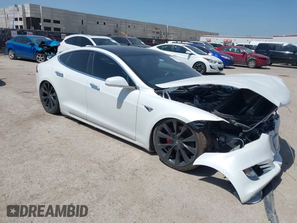 2020 Tesla Model S Performance with VIN 5YJSA1E49LF360655, listed as a IAAI auction lot 42777670 with Not provided miles and . Bid and sale history available at DreamBid. Image 1.