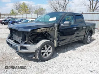 2018 Ford F-150 XL with VIN 1FTEW1E51JFC19191, listed as a IAAI auction lot 41919055 with 87,367 mi miles. Bid and sale history available at carsss.com. Image 2.
