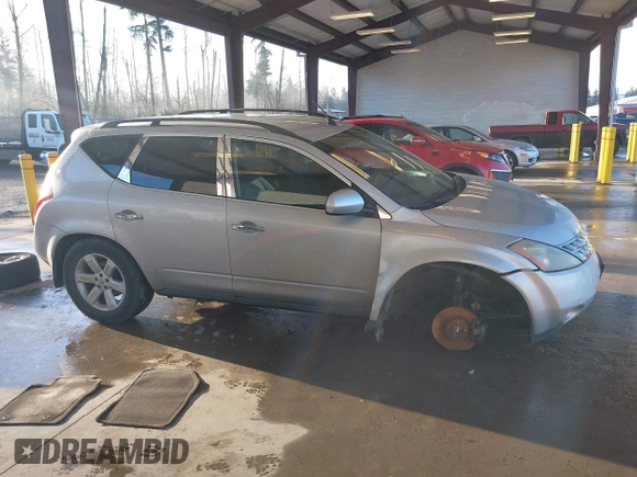 2006 Nissan Murano SL z VIN JN8AZ08W86W513364, wystawiony jako IAAI lot #41862202 z przebiegiem 168 454 mil mil oraz . Historia ofert i sprzedaży dostępna na DreamBid. Obrazek 14.