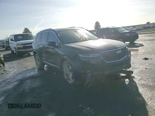 2024 Cadillac XT6 AWD Premium Luxury with VIN 1GYKPDRS4RZ709047, listed as a Copart auction lot 46753105 with 17,108 mi miles and Salvage Title. Bid and sale history available at carsss.com. Image 12.
