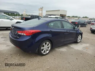 2012 Hyundai Elantra Limited z VIN 5NPDH4AE2CH127044, wystawiony jako Copart lot #57280115 z przebiegiem 84 283 mil mil oraz Szkoda całkowita • Salvage title. Historia ofert i sprzedaży dostępna na DreamBid. Obrazek 3.