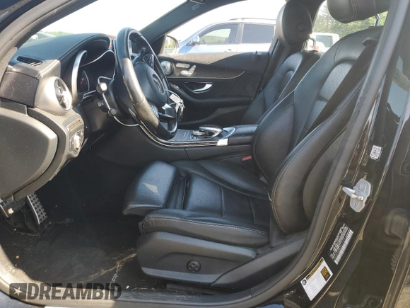 2016 Mercedes-Benz C 300 Luxury with VIN WDDWF4KBXGR121516, listed as a Copart auction lot 65587535 with 163,340 mi miles and Salvage title. Bid and sale history available at DreamBid. Image 7.