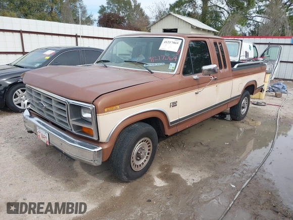 1986 Ford F-150 with VIN 1FTEX15N3GKB36066, listed as a IAAI auction lot 41217069 with 1 mi miles. Bid and sale history available at carsss.com. Image 2.