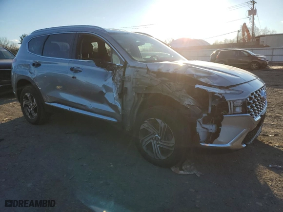 2021 Hyundai Santa Fe SEL with VIN 5NMS2DAJ9MH313619, listed as a Copart auction lot 87910095 with 108,680 mi miles and Salvage Title. Bid and sale history available at carsss.com. Image 4.