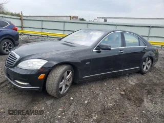2012 Mercedes-Benz S 550 with VIN WDDNG9EB9CA450556, listed as a Copart auction lot 53244175 with 120,283 mi miles and Salvage Title. Bid and sale history available at carsss.com. Image 1.