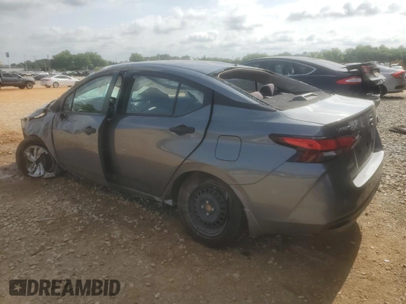 2021 Nissan Versa S with VIN 3N1CN8DV9ML907277, listed as a Copart auction lot 57128655 with Not provided miles and Salvage title. Bid and sale history available at DreamBid. Image 2.