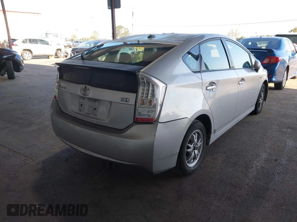 2010 Toyota Prius II with VIN JTDKN3DU5A1310245, listed as a IAAI auction lot 42003184 with 115,217 mi miles. Bid and sale history available at carsss.com. Image 4.