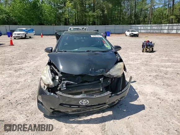 2012 Toyota Prius One with VIN JTDKDTB36C1502886, listed as a Copart auction lot 52687805 with Not Provided miles and Salvage Title. Bid and sale history available at carsss.com. Image 10.