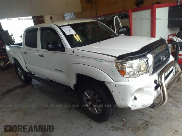 2009 Toyota Tacoma PreRunner with VIN 3TMJU62N59M083231, listed as a IAAI auction lot 28518886 with 190,324 mi miles. Bid and sale history available at carsss.com. Image 1.