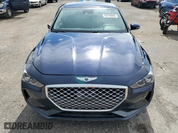 2020 Genesis G70 2.0T with VIN KMTG64LA3LU062323, listed as a Copart auction lot 60740084 with 51,342 mi miles and Non repairable. Bid and sale history available at DreamBid. Image 5.