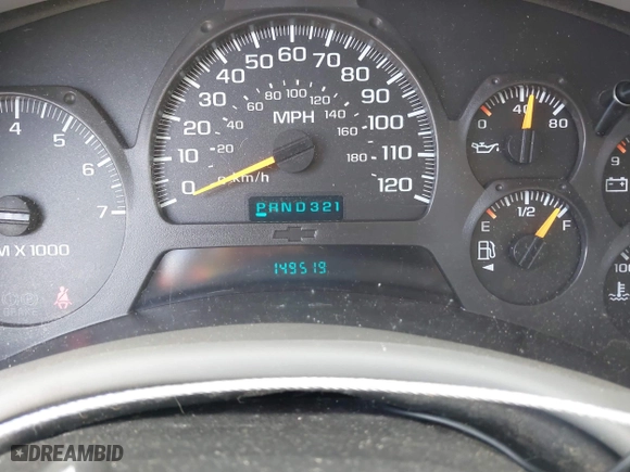 2005 Chevrolet TrailBlazer LS with VIN 1GNES16S356197031, listed as a IAAI auction lot 41717444 with 149,519 mi miles. Bid and sale history available at carsss.com. Image 7.