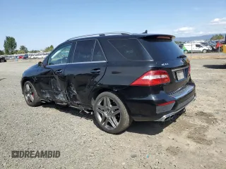 2013 Mercedes-Benz M ML 63 AMG with VIN 4JGDA7EB6DA231949, listed as a Copart auction lot 69072294 with 83,948 mi miles and Salvage Title. Bid and sale history available at carsss.com. Image 2.